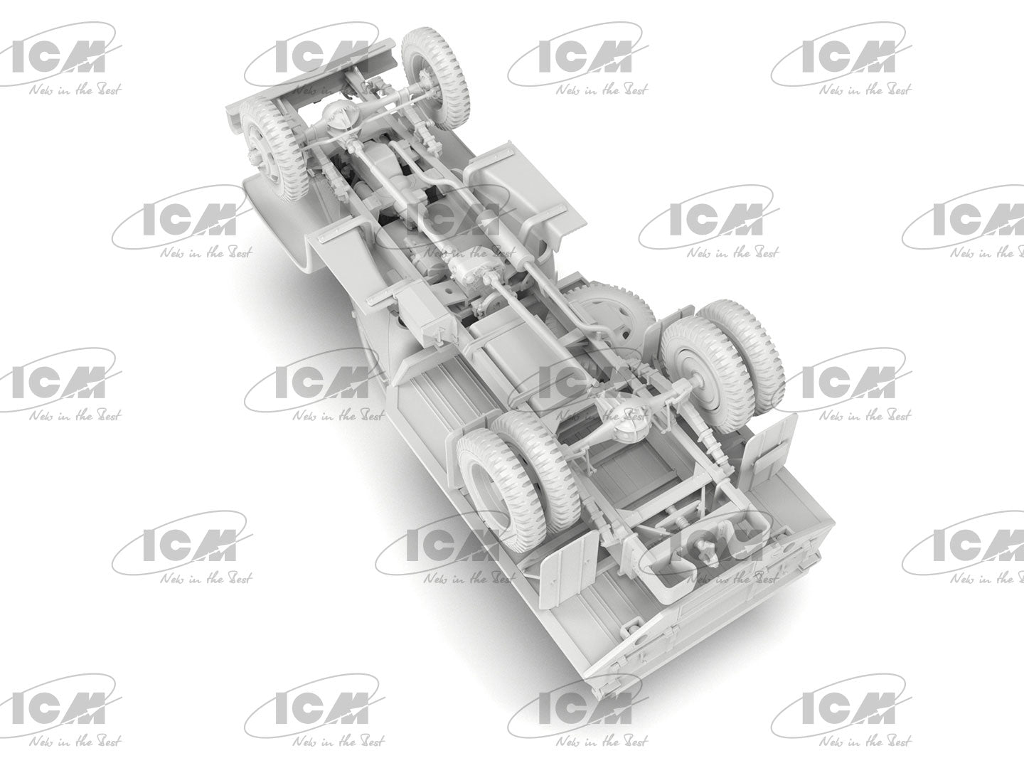 ICM35598 Plastic model car kit Scale 1:35 G7107 US Cargo Truck plastic kit model