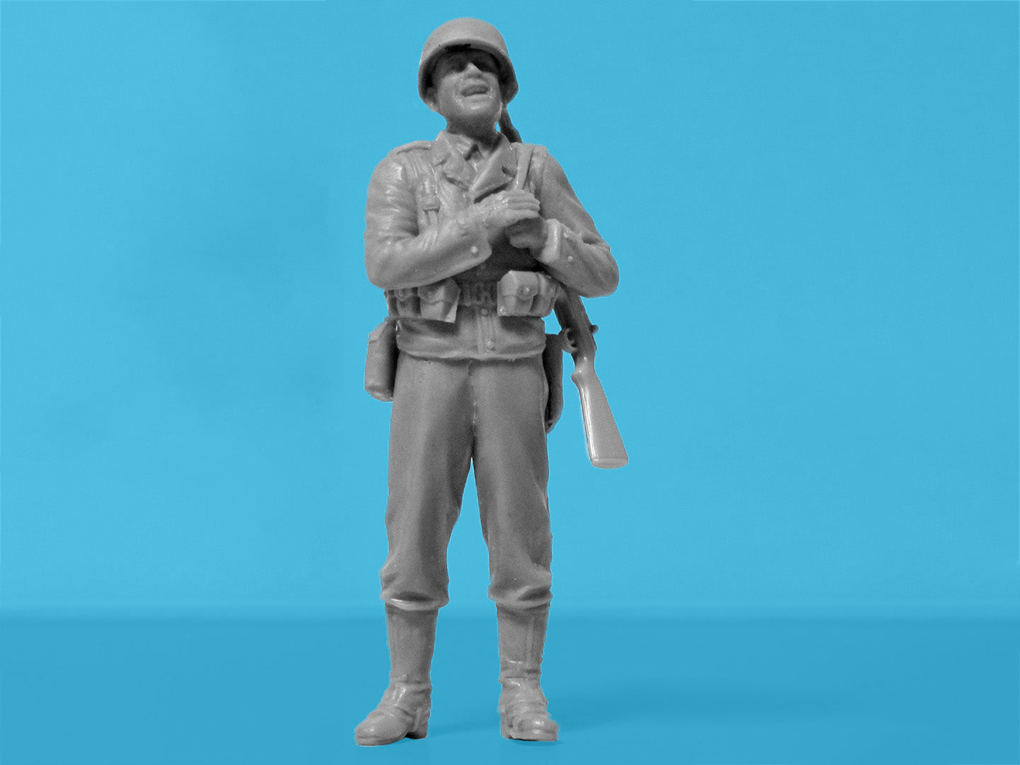 ICM 35599 Scale model kit 1: 35 WWII US Military Patrol (G7107 with MG M1919A4)