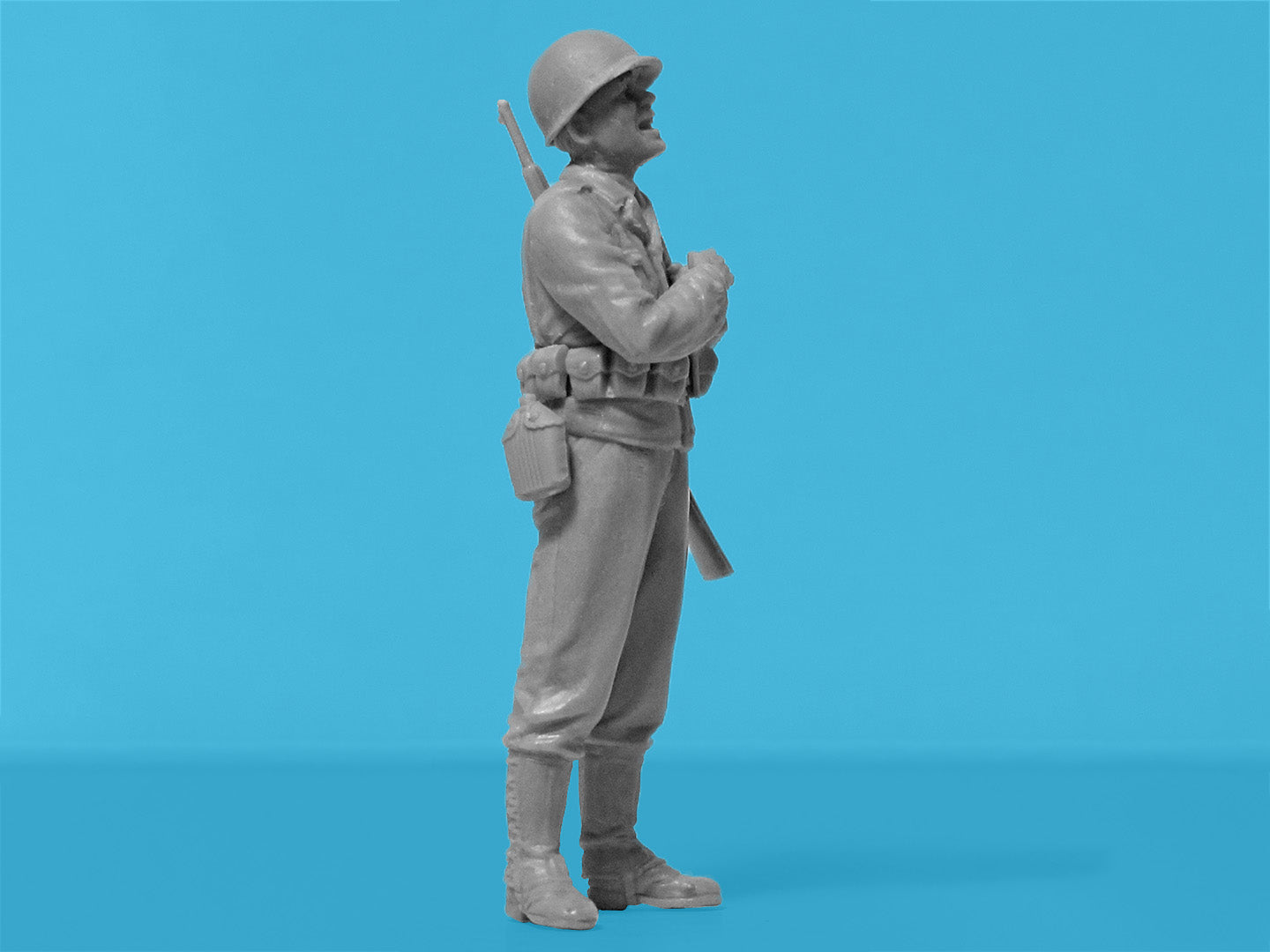 ICM 35599 Scale model kit 1: 35 WWII US Military Patrol (G7107 with MG M1919A4)