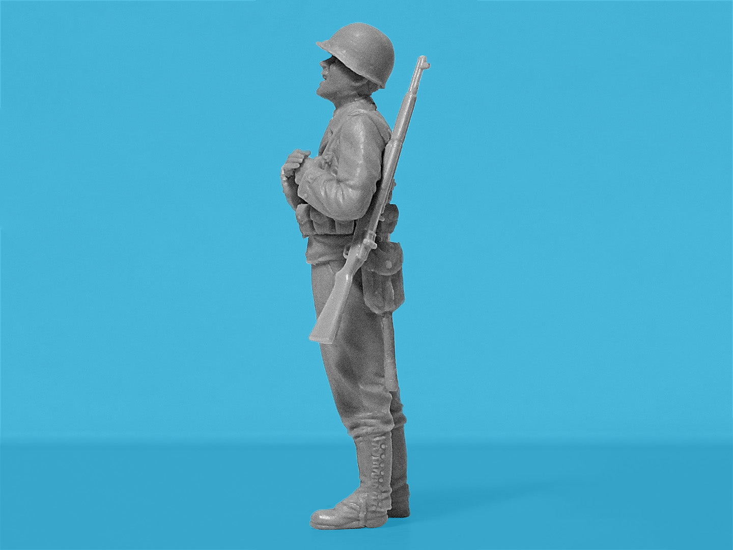 ICM 35599 Scale model kit 1: 35 WWII US Military Patrol (G7107 with MG M1919A4)