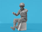 ICM 35599 Scale model kit 1: 35 WWII US Military Patrol (G7107 with MG M1919A4)