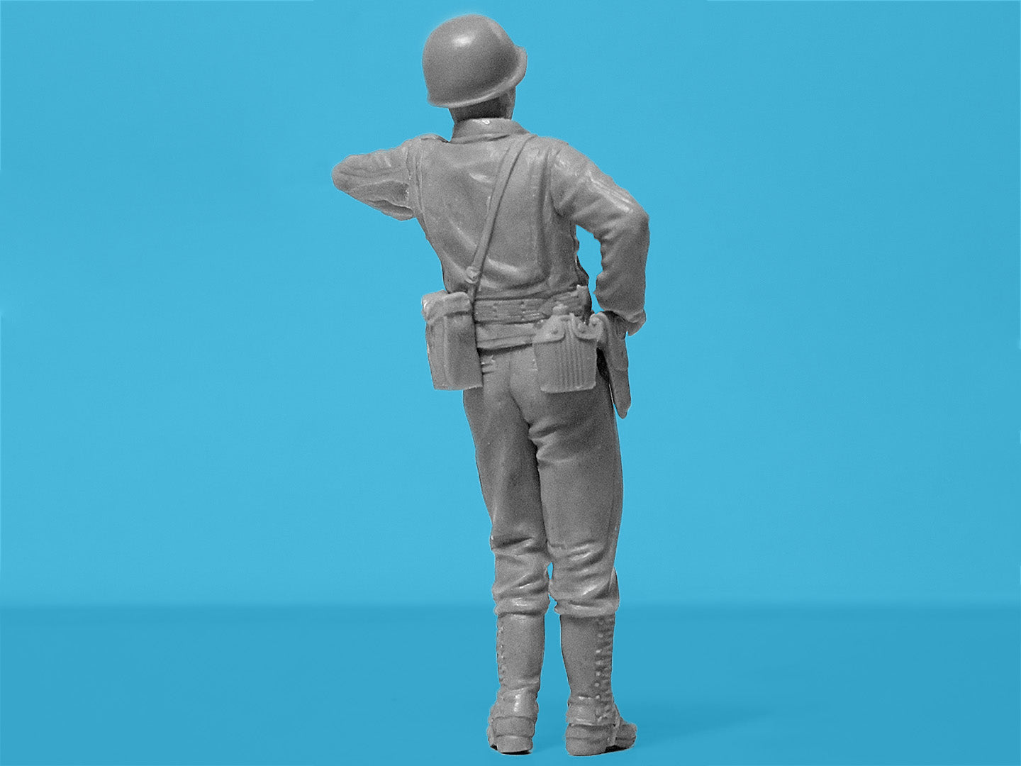 ICM 35599 Scale model kit 1: 35 WWII US Military Patrol (G7107 with MG M1919A4)