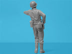 ICM 35599 Scale model kit 1: 35 WWII US Military Patrol (G7107 with MG M1919A4)