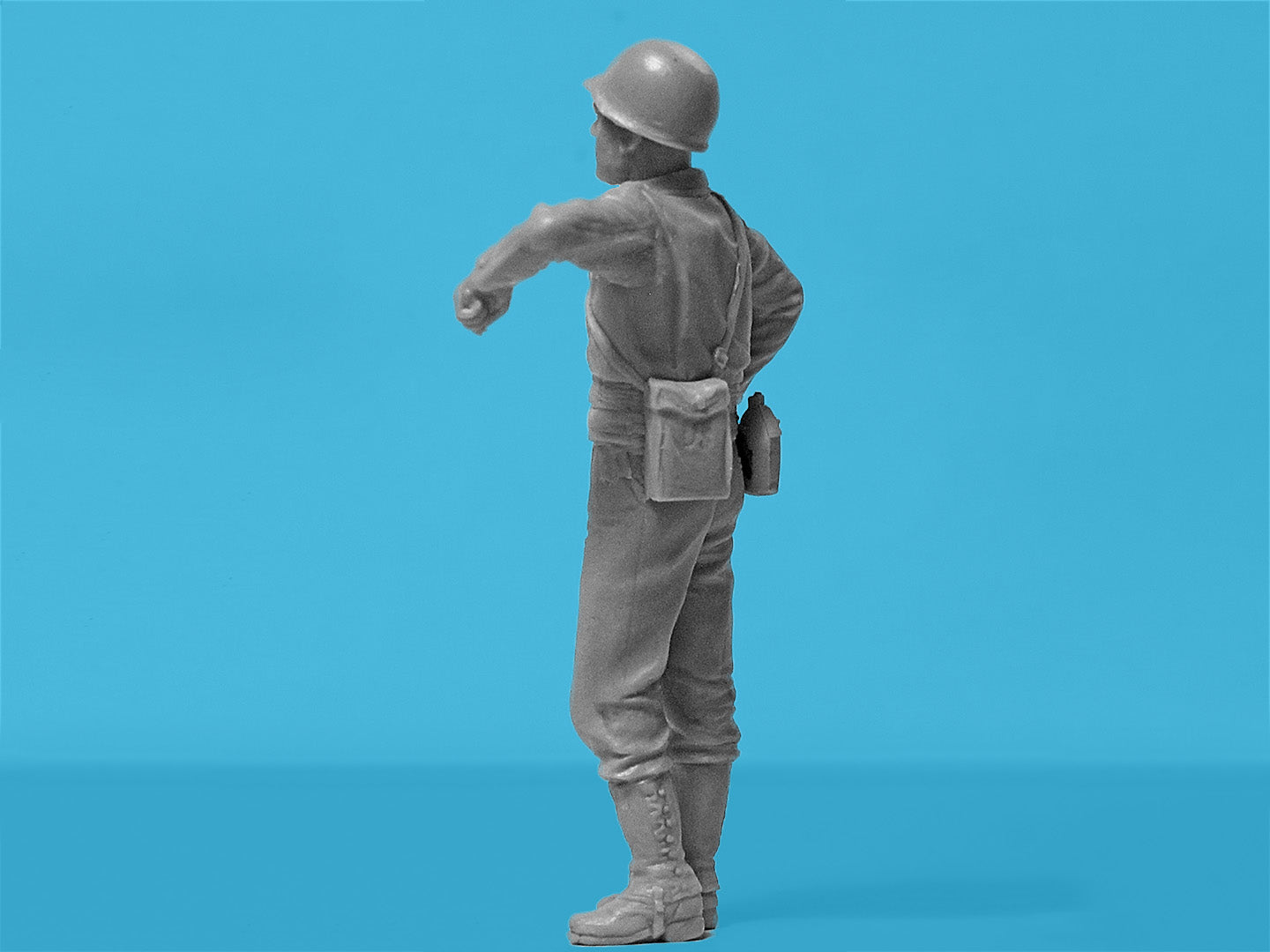 ICM 35599 Scale model kit 1: 35 WWII US Military Patrol (G7107 with MG M1919A4)