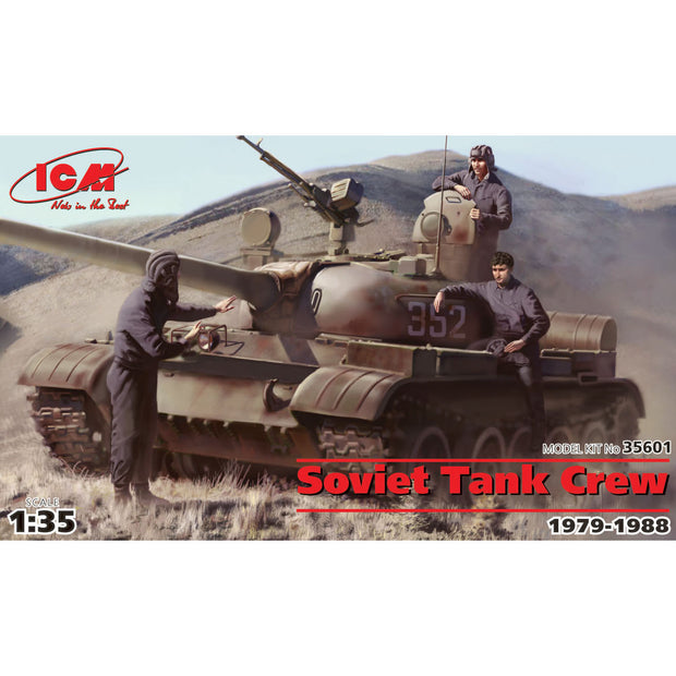 ICM35601 Plastic model kit Scale 1:35 Soviet Tank Crew 1979-1988 - kit modelling