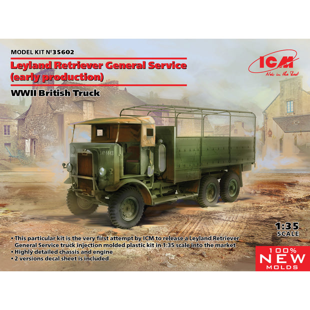 ICM 35602 Scale model Truck kit 1:35 Leyland Retriever General Service kit model