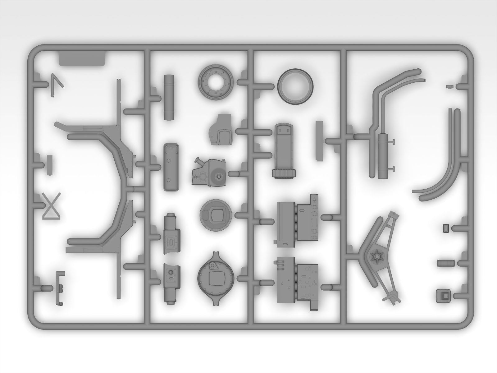 Monty’s office caravan Scale 1:35 ICM35603 Plastic Model Truck Kit