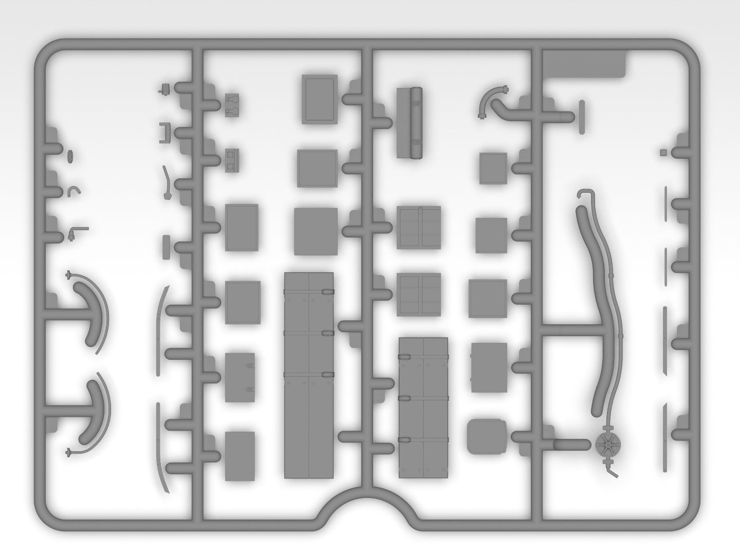 Monty’s office caravan Scale 1:35 ICM35603 Plastic Model Truck Kit