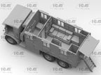 Monty’s office caravan Scale 1:35 ICM35603 Plastic Model Truck Kit
