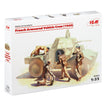 ICM 35615 Plastic model kit Scale 1:35 French armored car crew, 1940 (4 figures)