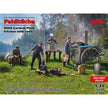 Feldküche WWII German Field Kitchen with cooks Scale 1:35 ICM35618 Plastic Model Figures Kit