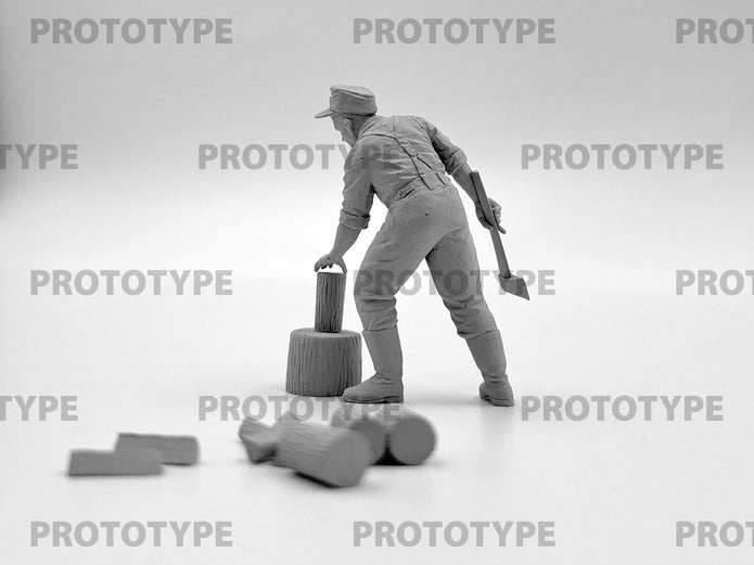 Feldküche WWII German Field Kitchen with cooks Scale 1:35 ICM35618 Plastic Model Figures Kit
