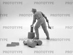 Feldküche WWII German Field Kitchen with cooks Scale 1:35 ICM35618 Plastic Model Figures Kit