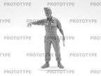 US Field Stove M1937 with cooks Scale 1:35 ICM35619 Plastic Model Figures Kit