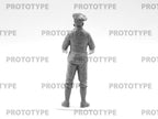 US Field Stove M1937 with cooks Scale 1:35 ICM35619 Plastic Model Figures Kit
