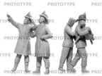 ICM 35622 Plastic model kit figures Scale 1:35 American Fire Truck Crew (1910s)