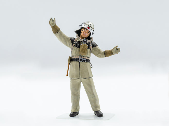 ICM 35623 Plastic model figures kit Scale 1:35 Soviet firefighters 1980s