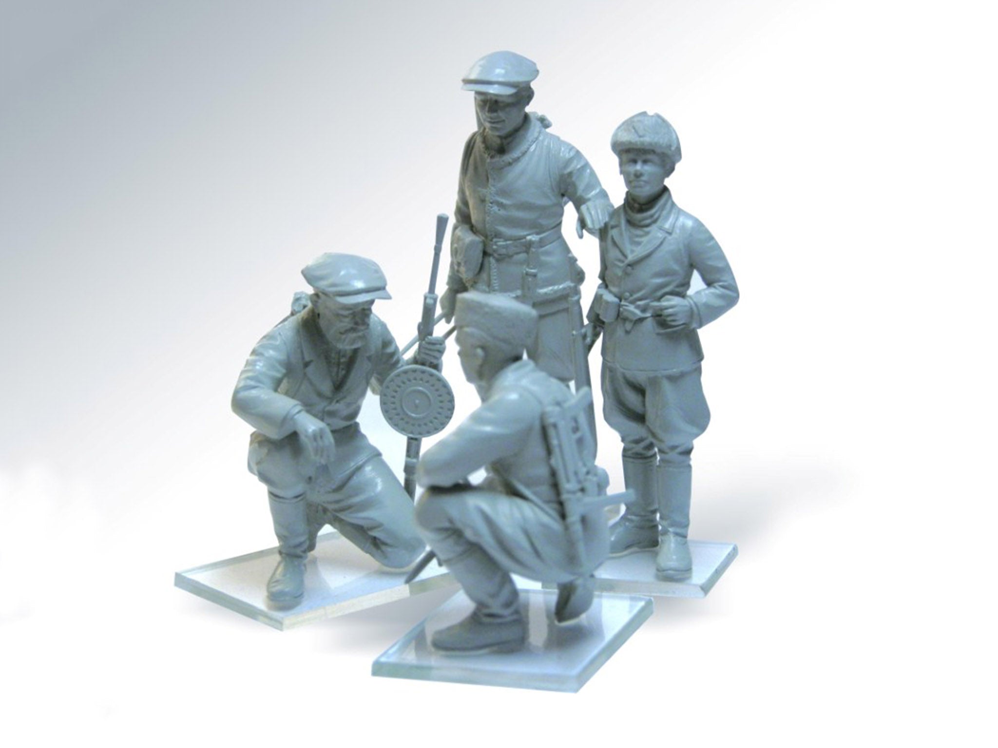 ICM 35631 Plastic model kit figures 1:35 WWII Soviet Partisans model kit plastic