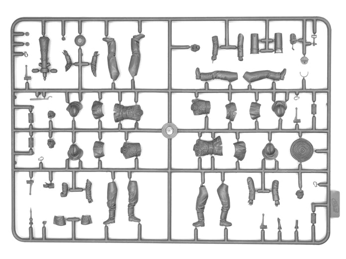 ICM 35632 Scale model kit 1:35 WWII German Firemen 4 figurines plastic kit model