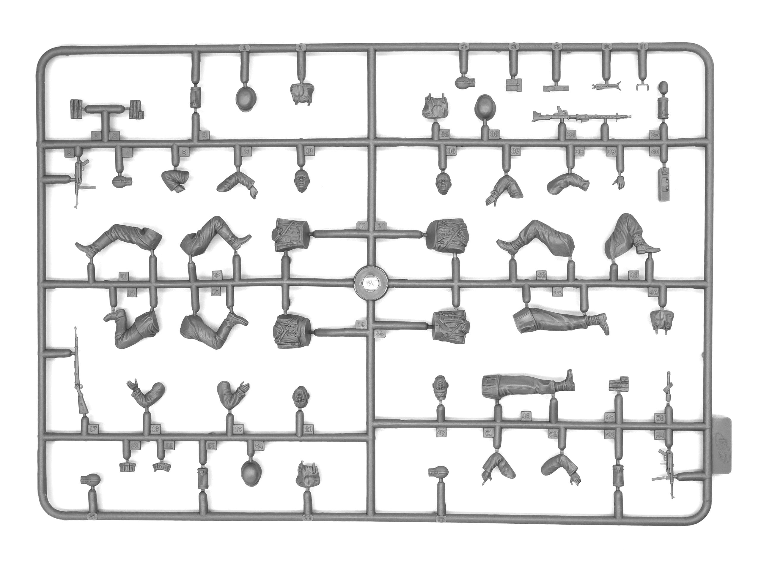 ICM 35634 Plastic model kit figures Scale 1:35 German tank riders, (1942-1945)