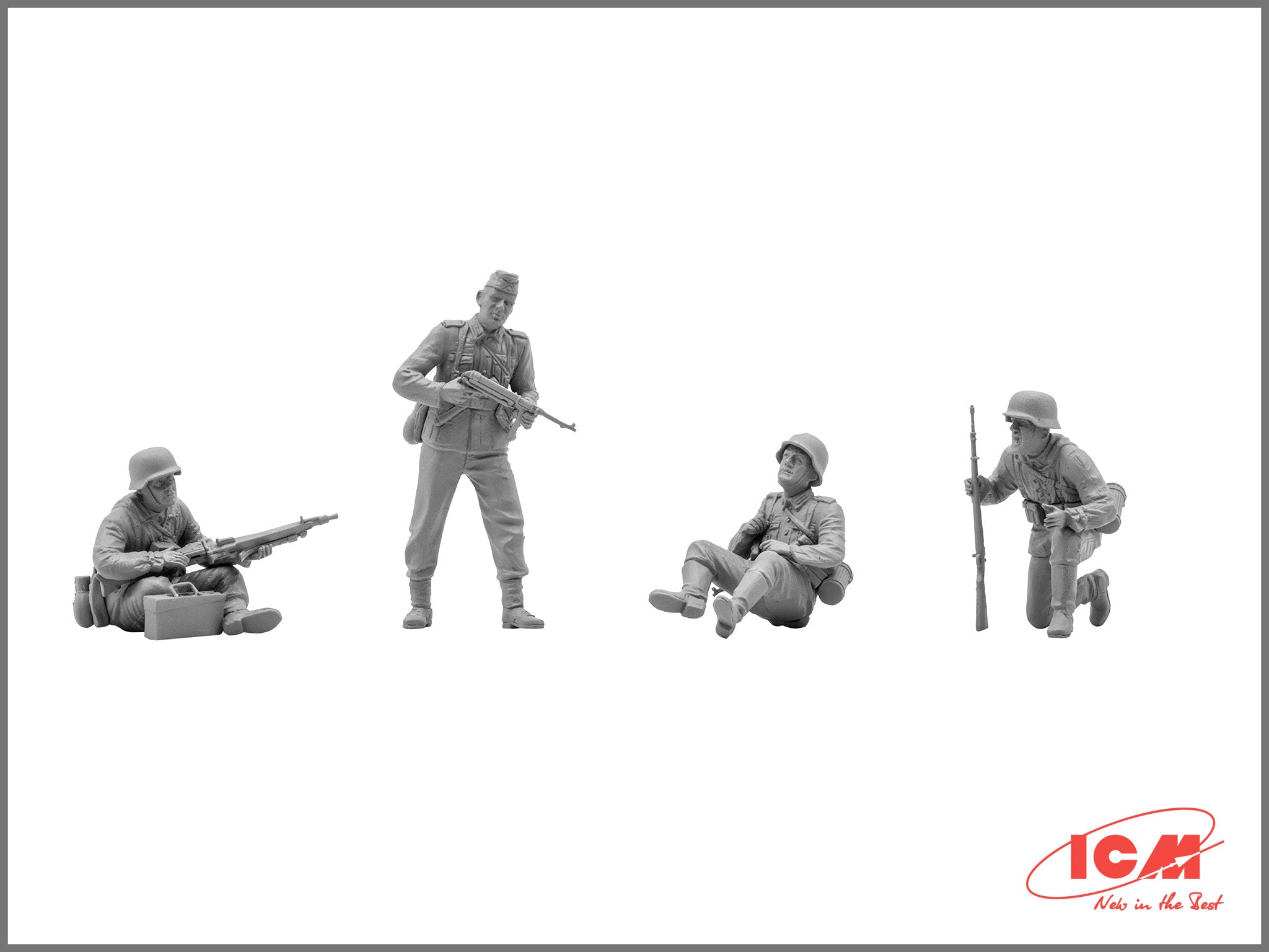 ICM 35634 Plastic model kit figures Scale 1:35 German tank riders, (1942-1945)