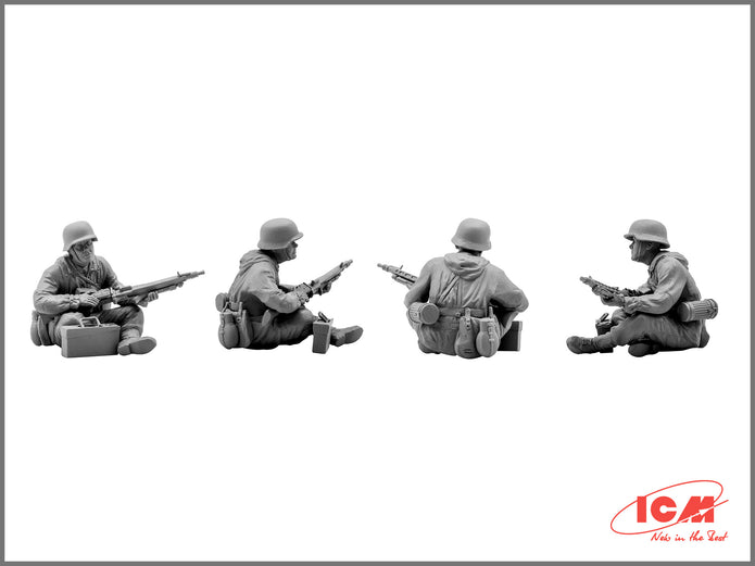 ICM 35634 Plastic model kit figures Scale 1:35 German tank riders, (1942-1945)
