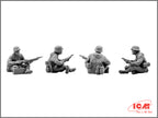 ICM 35634 Plastic model kit figures Scale 1:35 German tank riders, (1942-1945)