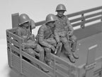 Soviet Army Servicemen (1979-1991) 5 figures Scale 1:35 ICM35636 Plastic Model Figures Kit
