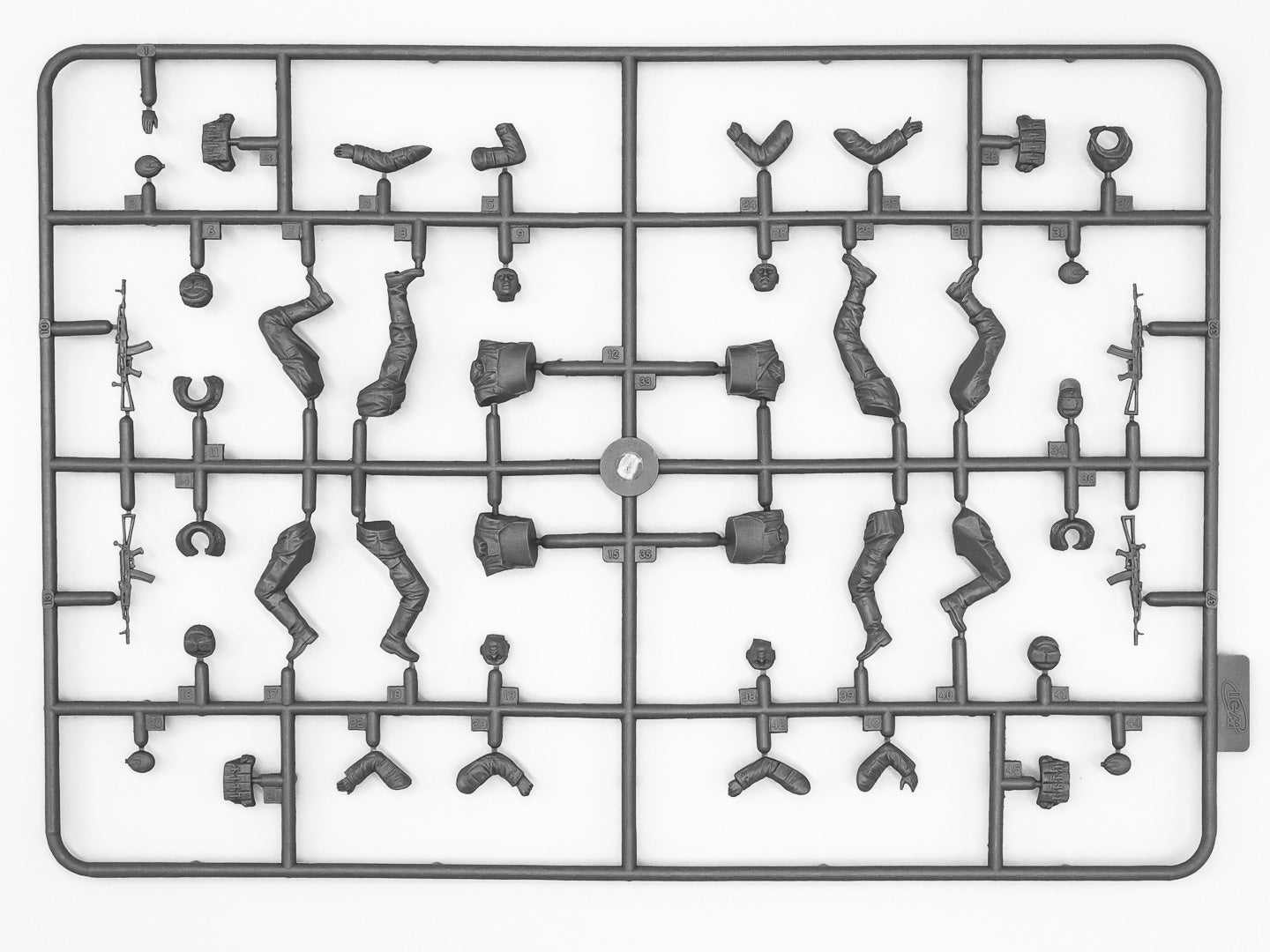 ICM 35637 Plastic model kit Scale 1:35 Soviet armored carrier riders, 1979-1991