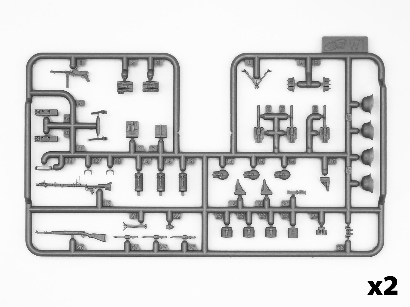 ICM35638 Plastic model kit Scale 1:35 WWII German Infantry Weapons and Equipment