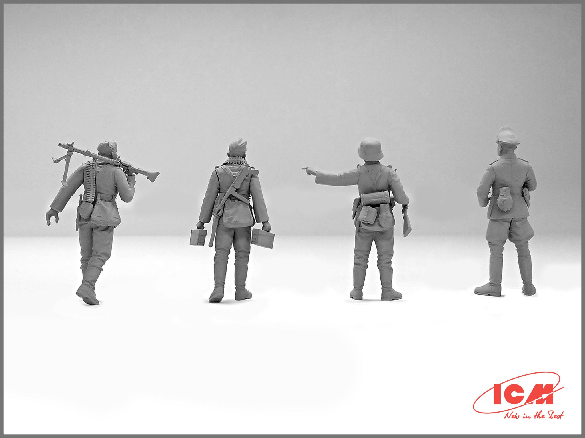 ICM 35639 Plastic model kit figures Scale 1:35 WWII German Infantry (1939-1942)