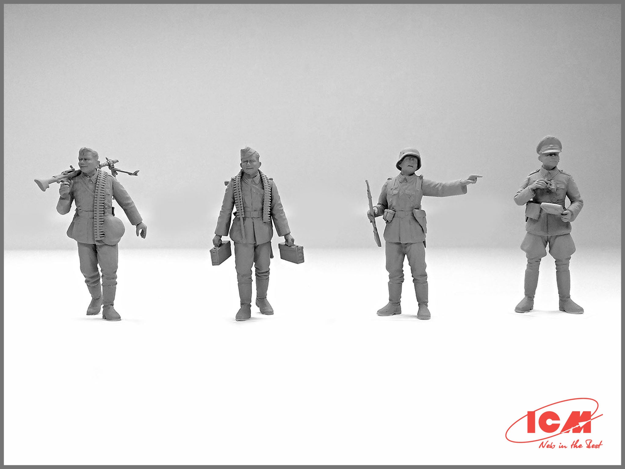 ICM 35639 Plastic model kit figures Scale 1:35 WWII German Infantry (1939-1942)