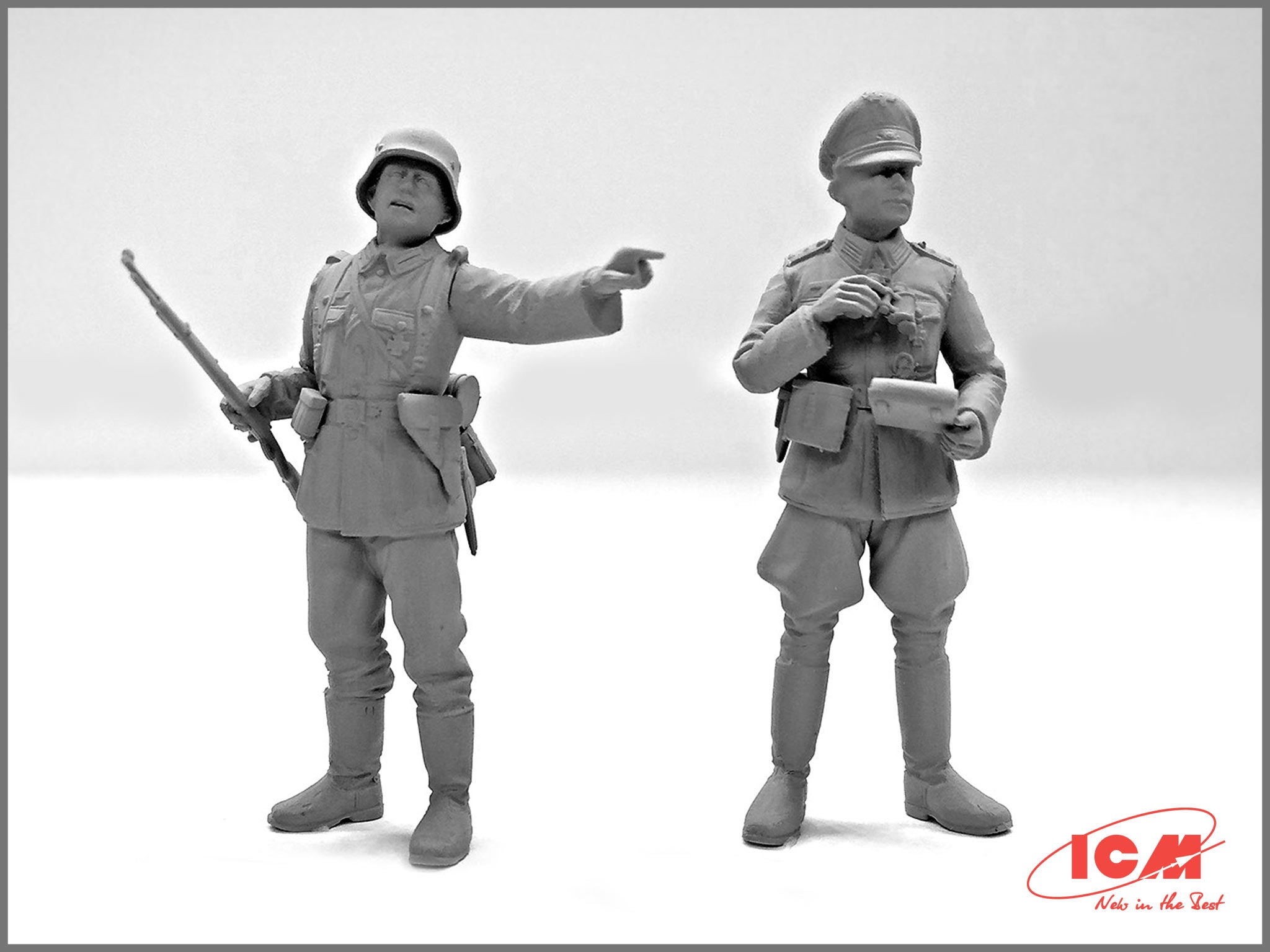 ICM 35639 Plastic model kit figures Scale 1:35 WWII German Infantry (1939-1942)