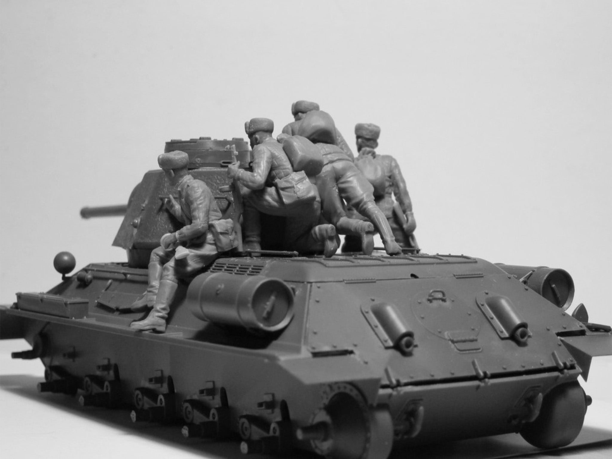 ICM 35640 Plastic model kit figures Scale 1:35 Soviet Tank Riders (1943-1945)