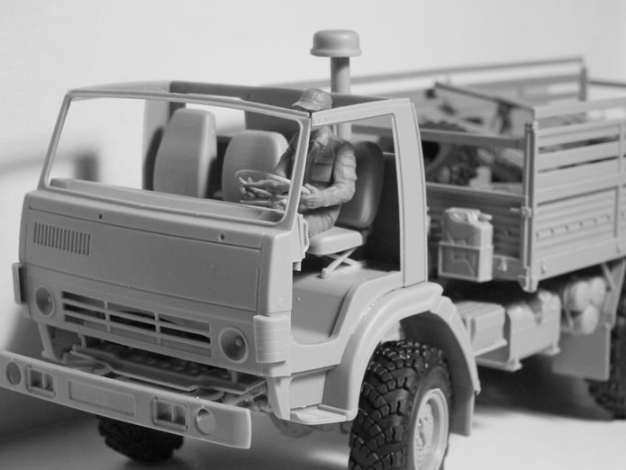 ICM 35641 Plastic model kit figures Scale 1:35 Soviet Drivers, 1979-1991