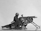 ICM 35645 Plastic model figures kit Scale 1:35 WWII German MG08 MG Team 2figures