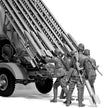 ICM 35648 Scale model kit 1:35 WWII Soviet BM-13-16 MLRS Vehicle Crew 4 figures