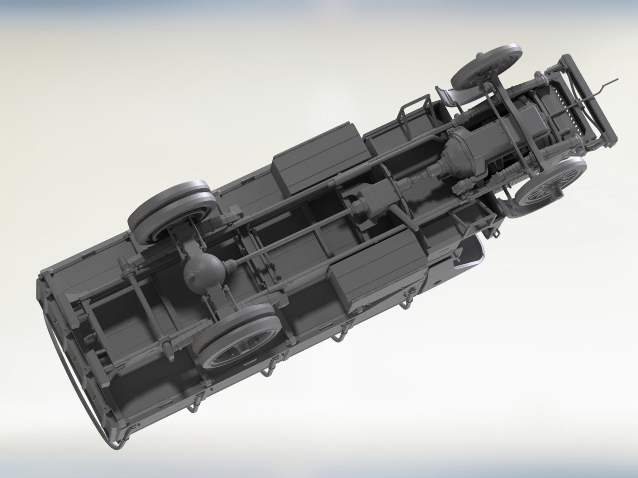 ICM 35653 Plastic model kit Scale 1:35 Standard B “Liberty” with US drivers, WWI