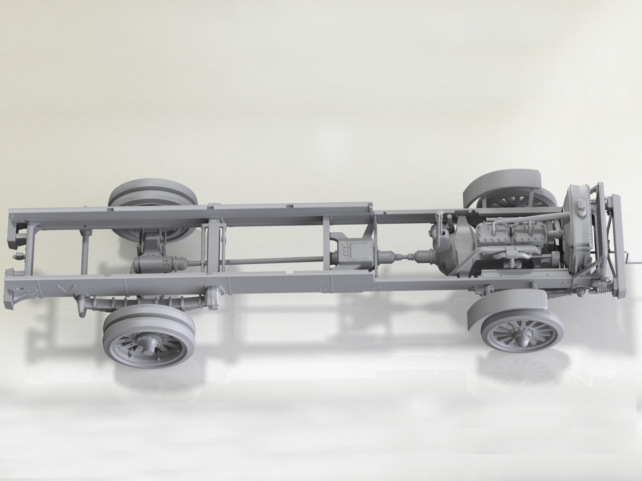 ICM 35653 Plastic model kit Scale 1:35 Standard B “Liberty” with US drivers, WWI