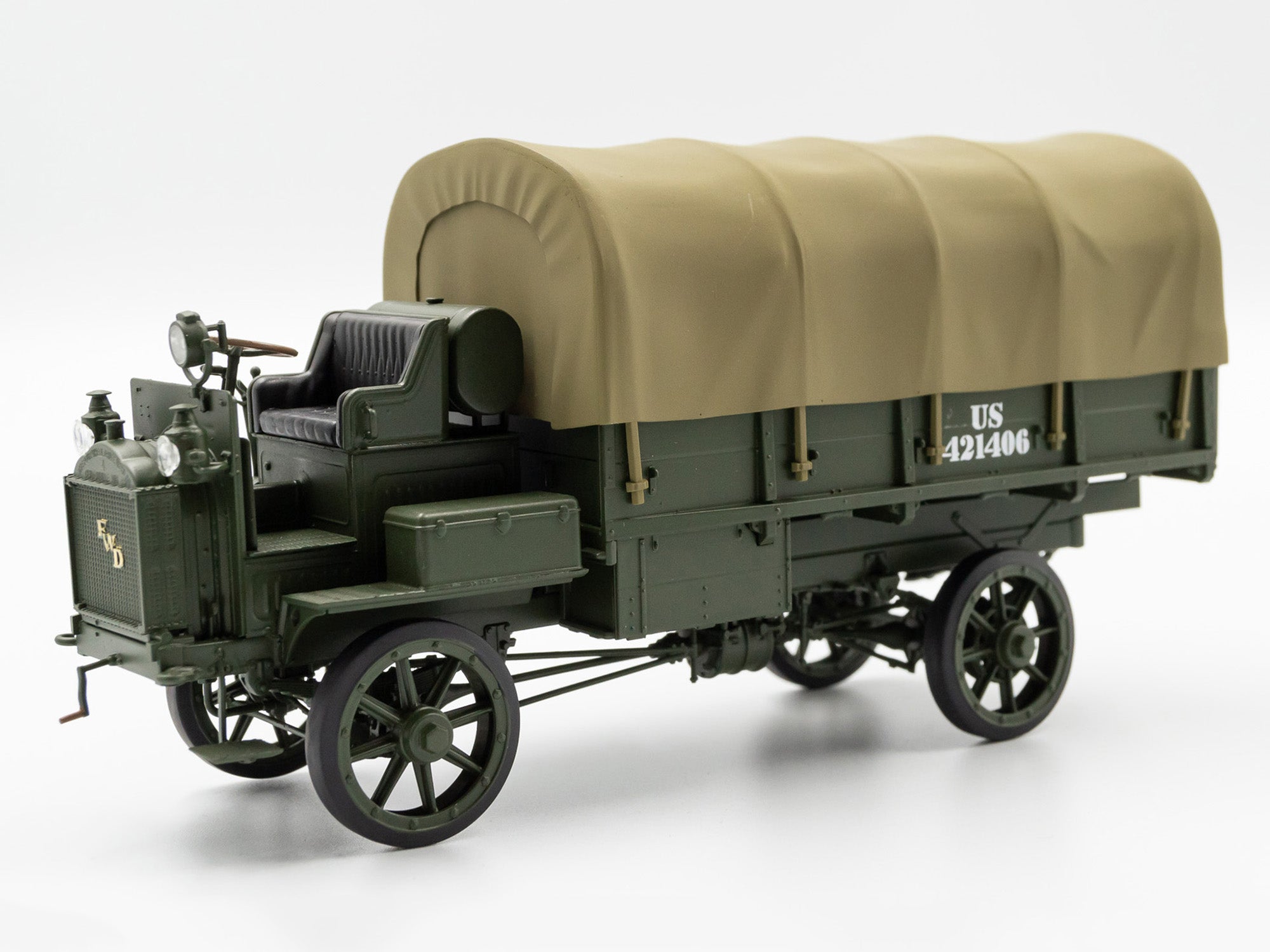 ICM 35655 Plastic model kit Scale 1:35 FWD TypeB WWI US Army Truck - kits models