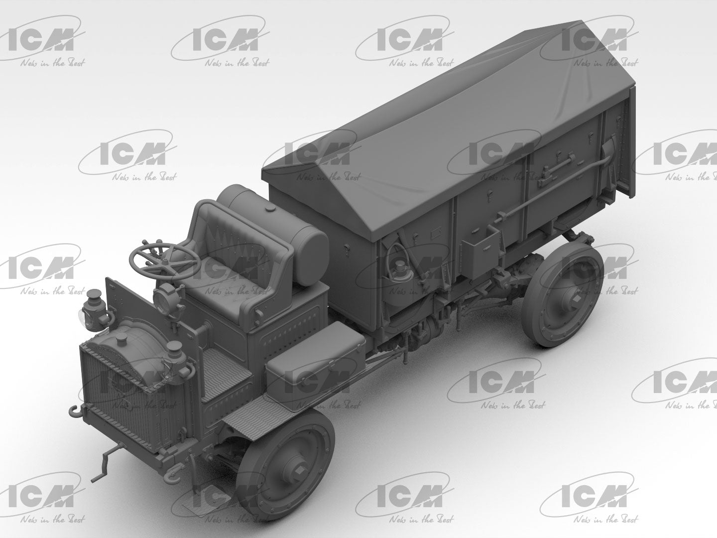 FWD Type B WWI US Ammunition Truck ICM 35656 Scale 1:35 Plastic Model Kit