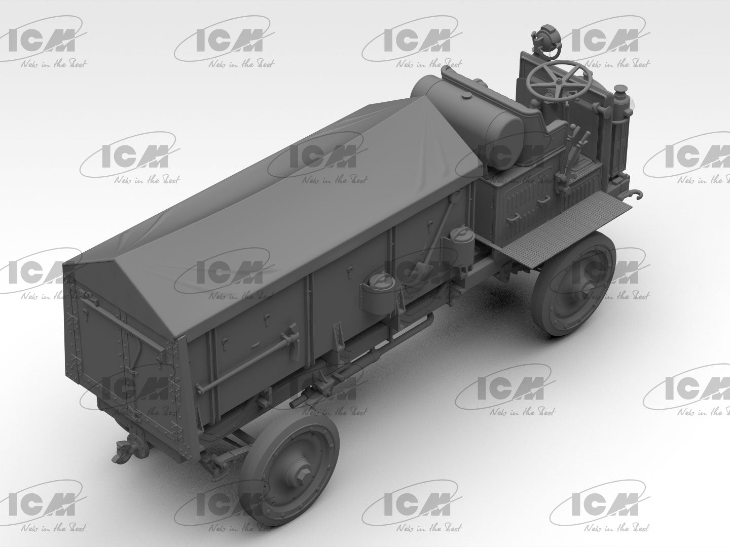 FWD Type B WWI US Ammunition Truck ICM 35656 Scale 1:35 Plastic Model Kit