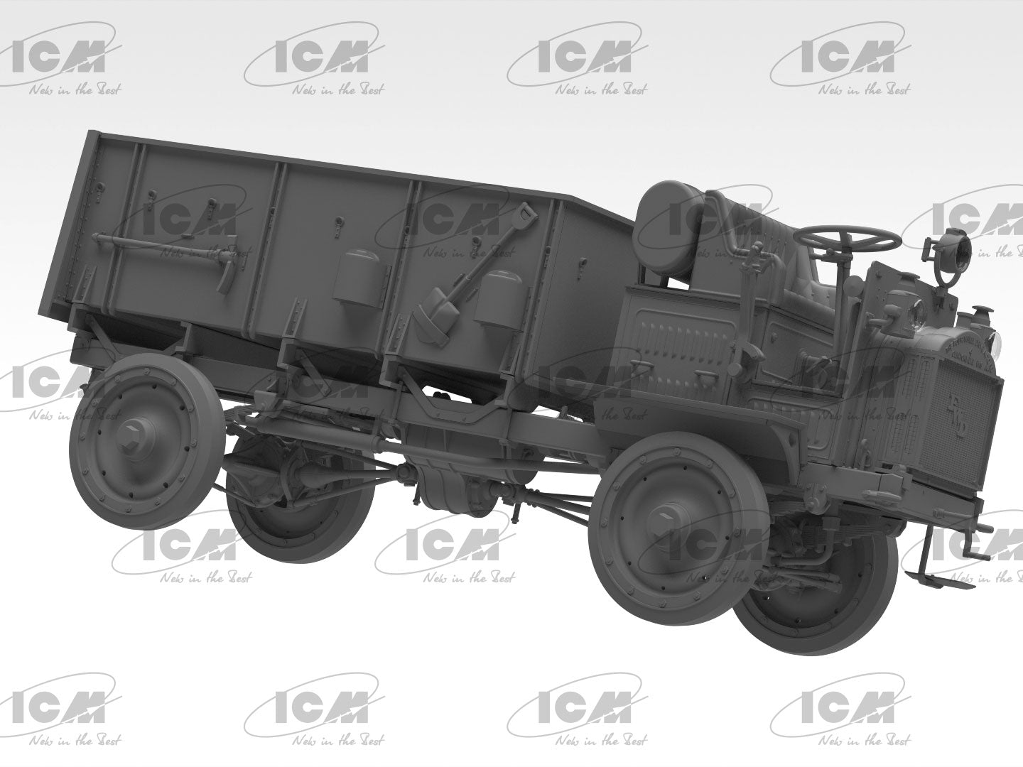 FWD Type B WWI US Ammunition Truck ICM 35656 Scale 1:35 Plastic Model Kit