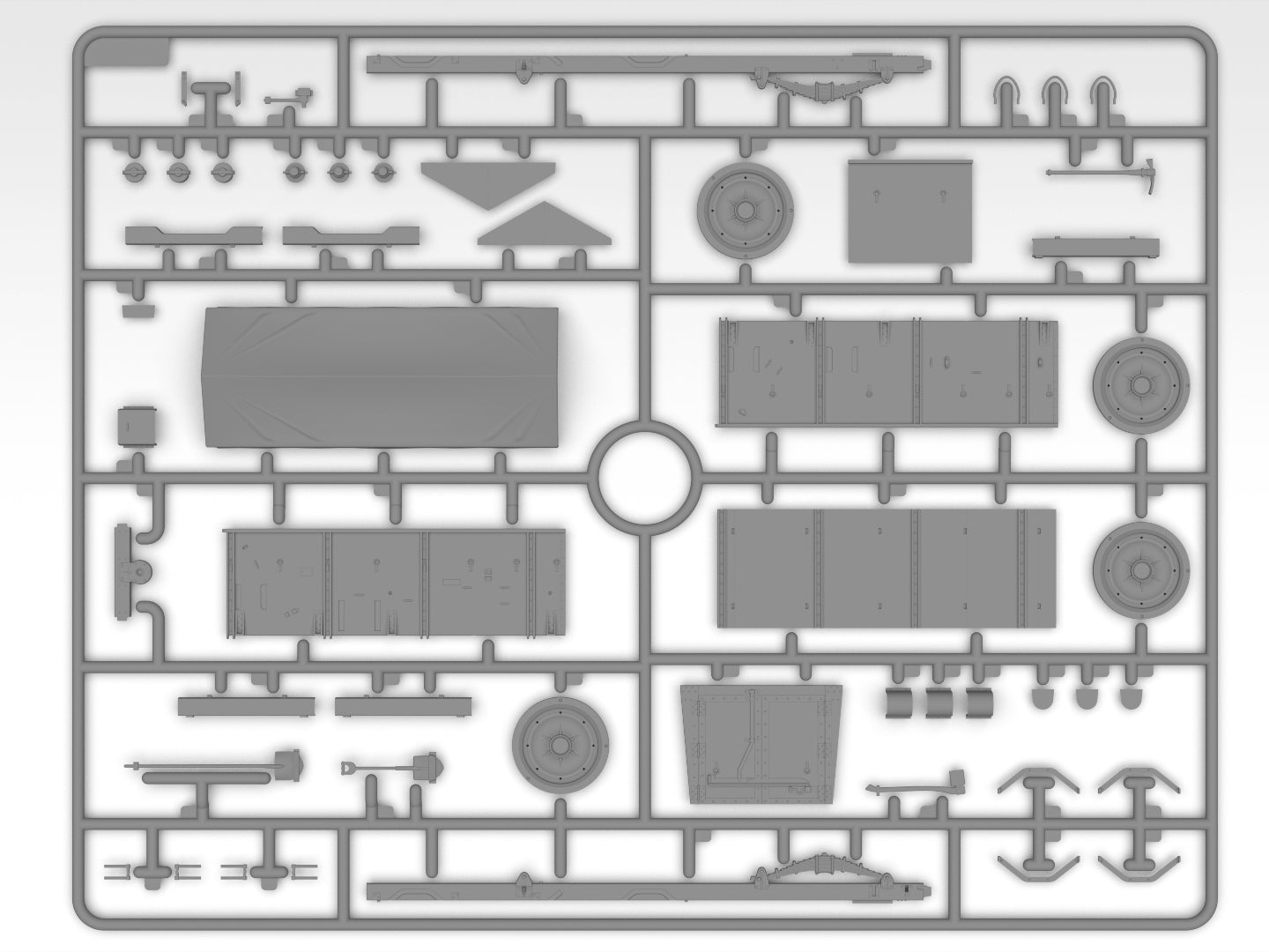 FWD Type B WWI US Ammunition Truck ICM 35656 Scale 1:35 Plastic Model Kit