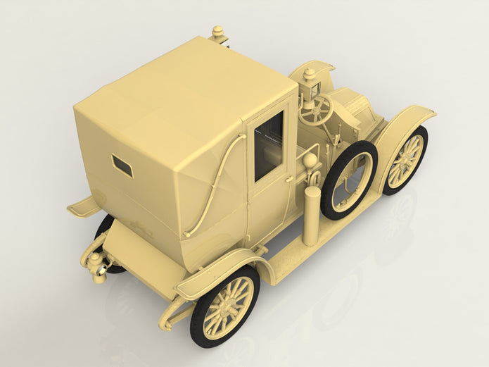 ICM 35658 Plastic car kit models 1:35 Type AG 1910 London Taxi - kit modelling