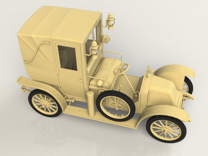 ICM 35658 Plastic car kit models 1:35 Type AG 1910 London Taxi - kit modelling