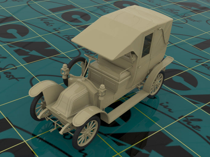 ICM 35659 Plastic model Car kit Scale 1:35 Taxi de la Marne (1914), French Car