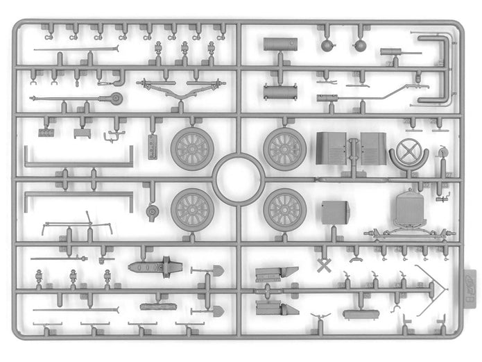 ICM 35669 Plastic model kit Scale 1:35 Model T RNAS Armoured Car - kits models