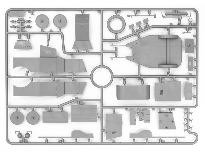 ICM 35669 Plastic model kit Scale 1:35 Model T RNAS Armoured Car - kits models