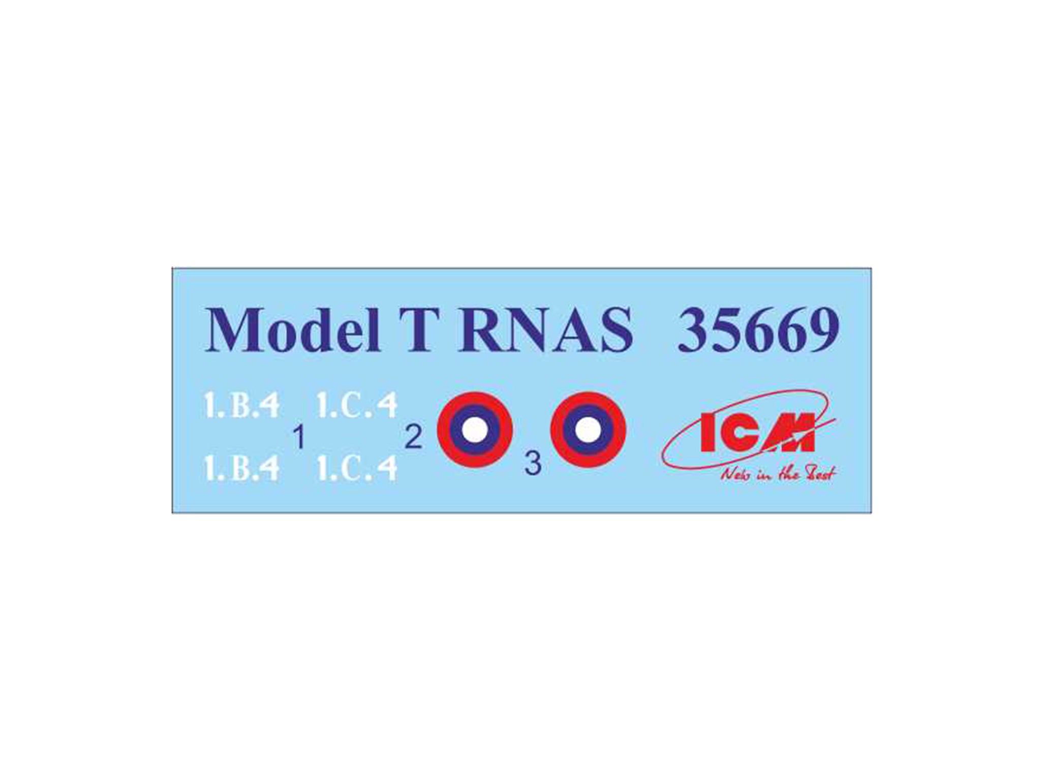 ICM 35669 Plastic model kit Scale 1:35 Model T RNAS Armoured Car - kits models